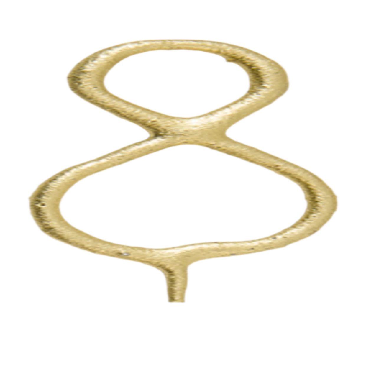 8 Gold Piece White Wondercandle® Classic – Elegant Set of 8 White Candles with Gold Accents – Perfect for Special Occasions, Celebrations, and Holiday Décor
