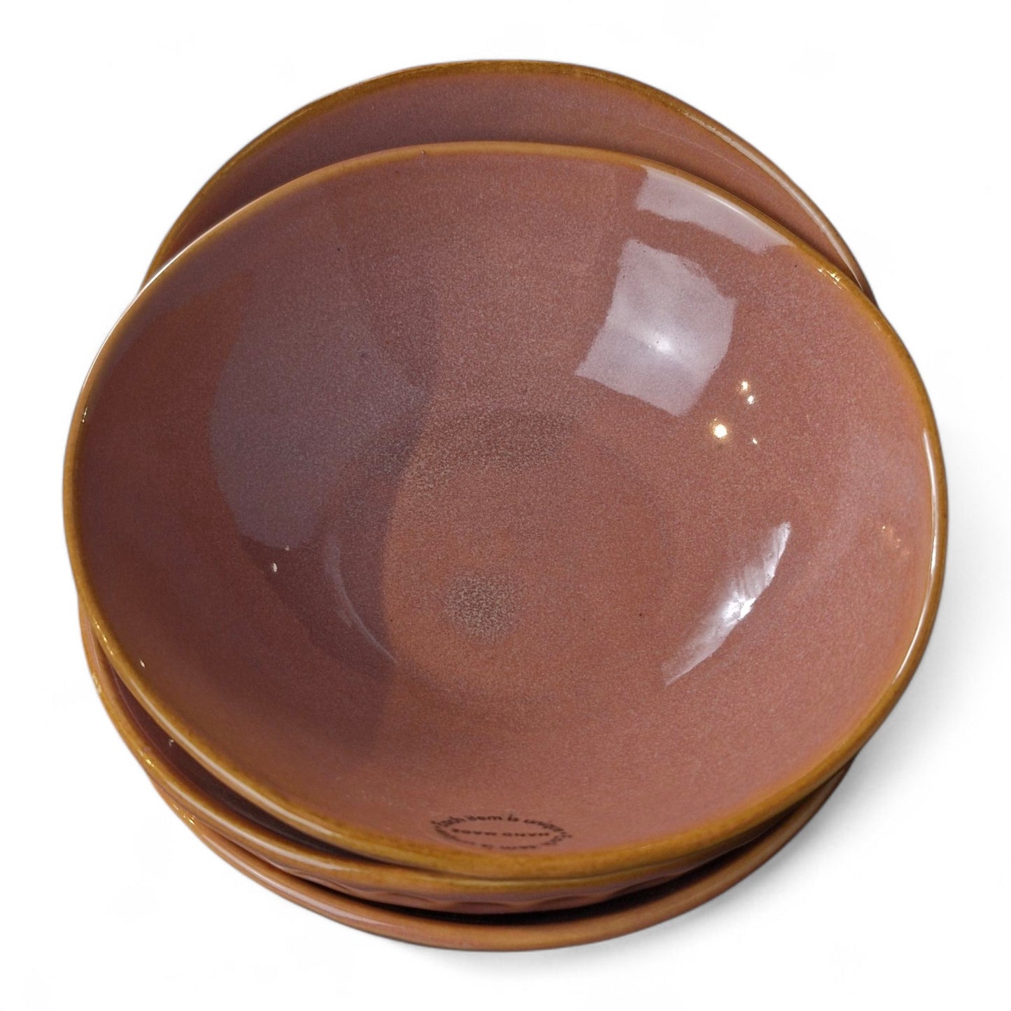 18cm Waterdrop Bowl Pink - Stylish Ceramic Bowl with Waterdrop Design - Ideal for Serving Soups, Salads, or Small Dishes - Perfect for Everyday Use or Adding a Touch of Color to Your Tableware Collection
