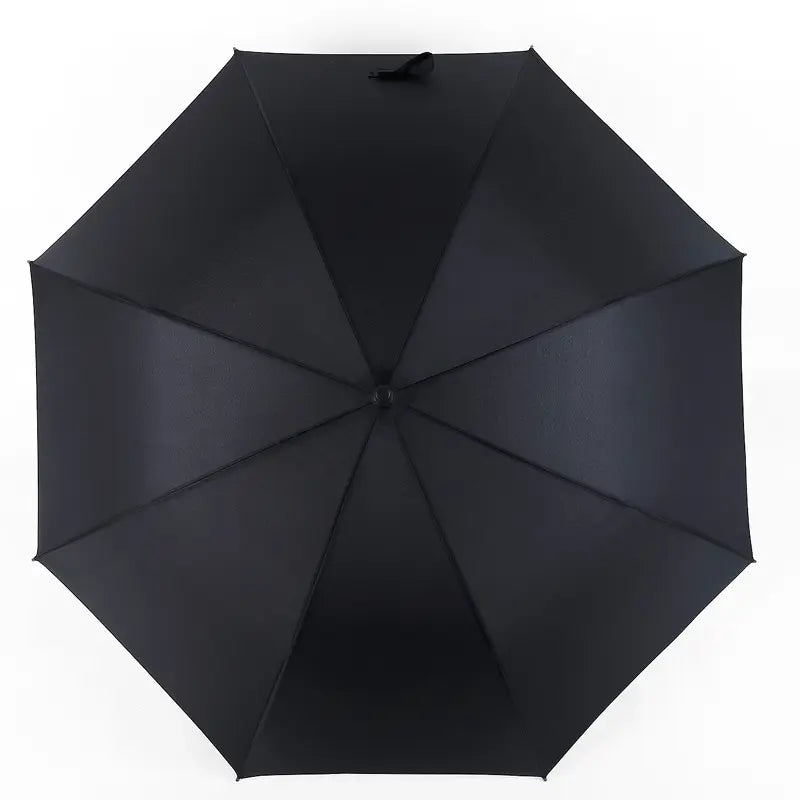 Golf auto open black umbrella – large, durable design with automatic open feature, perfect for rain and sun protection, sturdy frame for wind resistance, ideal for golfers, outdoor events, and everyday use.