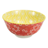 Ornaments bowl 15.2cm Yellow/Red
