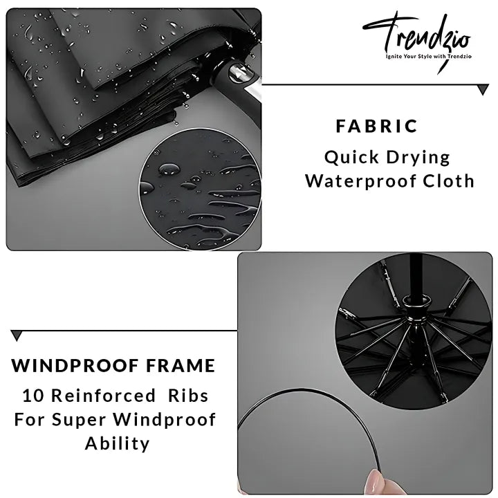 Golf auto open black umbrella – large, durable design with automatic open feature, perfect for rain and sun protection, sturdy frame for wind resistance, ideal for golfers, outdoor events, and everyday use.