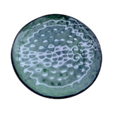 21.5cm Waterdrop Plate Blue - Stylish Ceramic Plate with Waterdrop Design - Perfect for Serving Appetizers, Small Meals, or Desserts - Adds a Fresh and Elegant Touch to Your Tableware Collection