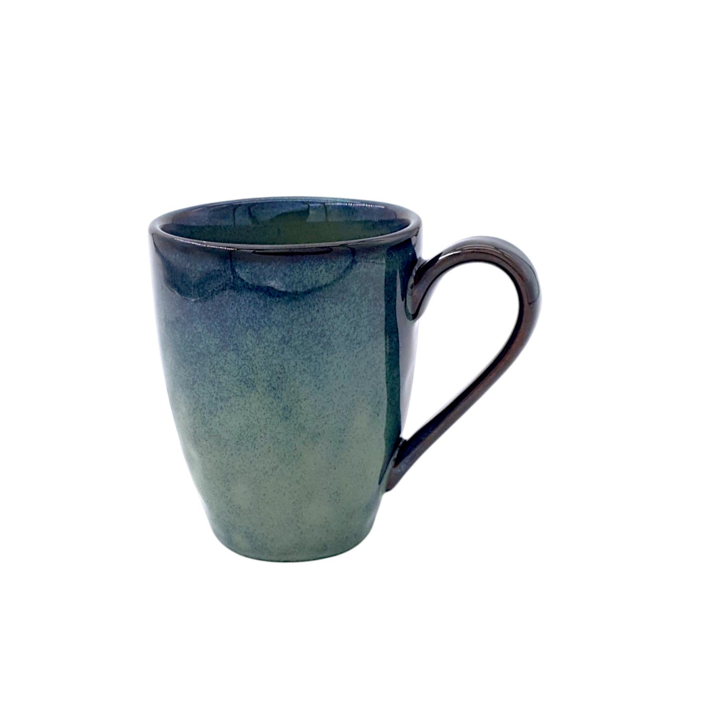 Waterdrop Fog Green Stoneware Crockery Set - 16-Piece Dinnerware Set - Elegant and Durable for Dining, Serving, and Entertaining with a Soft, Contemporary Look