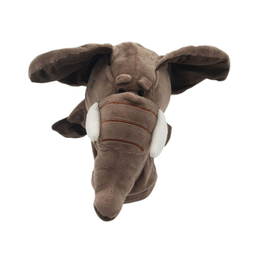 Elephant hand puppet – soft and colorful, perfect for interactive play, made with high-quality fabric for durability, great for storytelling, educational activities, and entertaining kids, ideal for children’s parties or puppet shows.