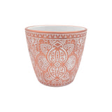 GOLD CIRCLE CERAMIC FLOWERPOT