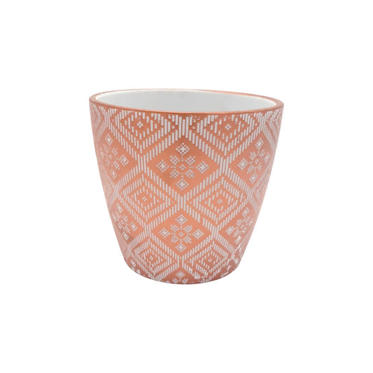 GOLD GEOMETRY CERAMIC FLOWERPOT