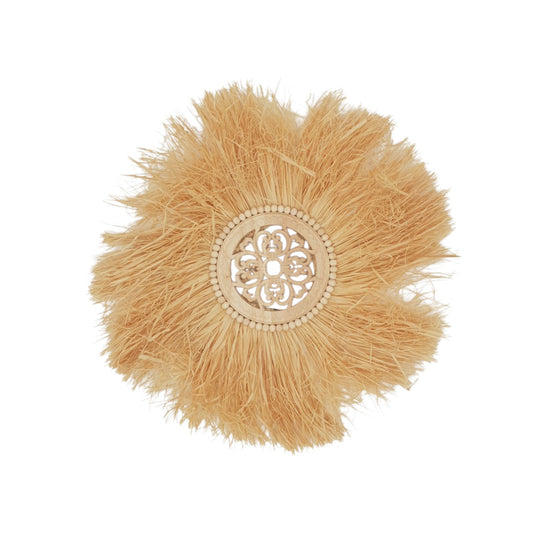 Cornrow mat with pushgrass edge