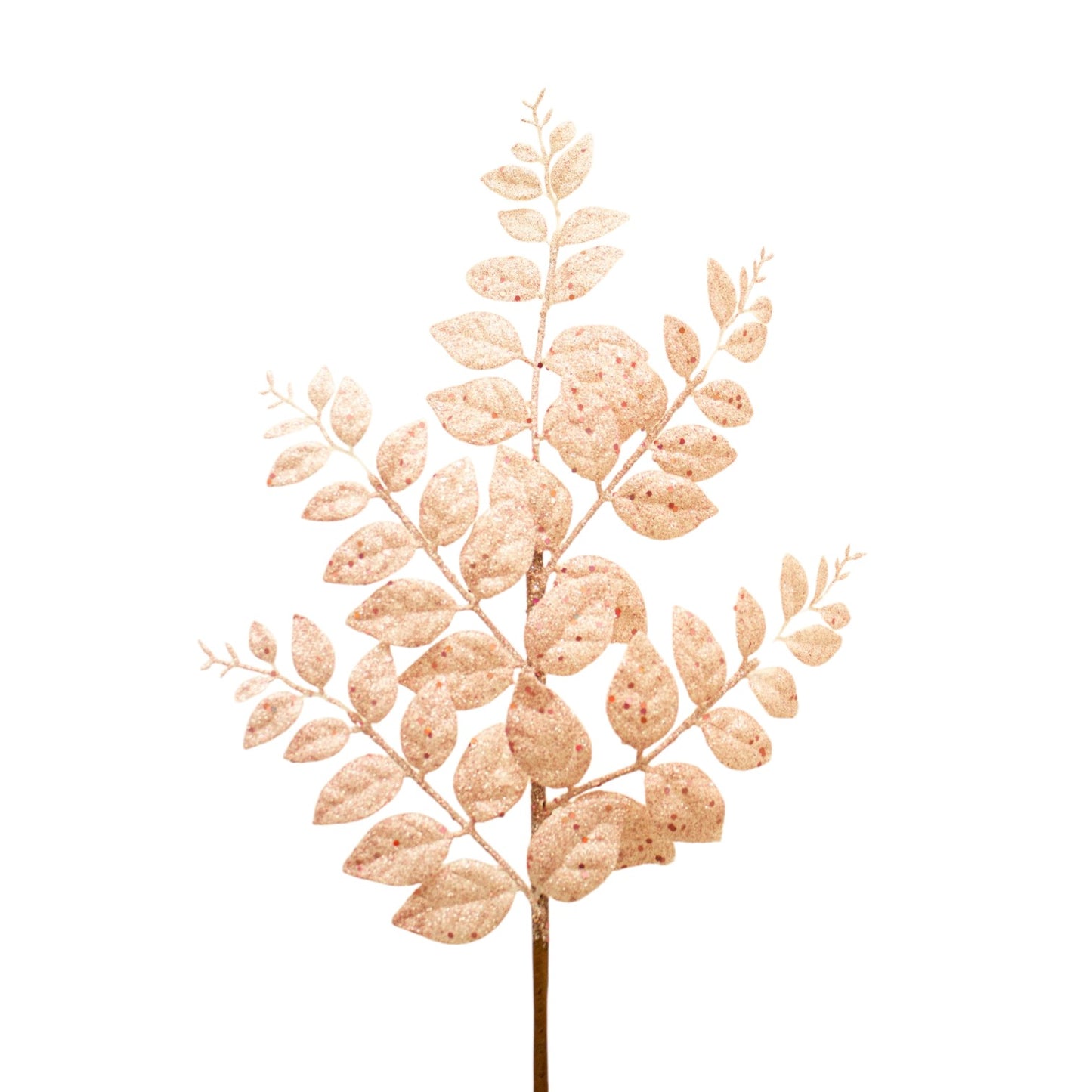 Glitter Branch Pink – Elegant Decorative Branch with Sparkling Pink Glitter Finish – Perfect for Holiday Arrangements, Wreaths, Garlands, and Seasonal Displays