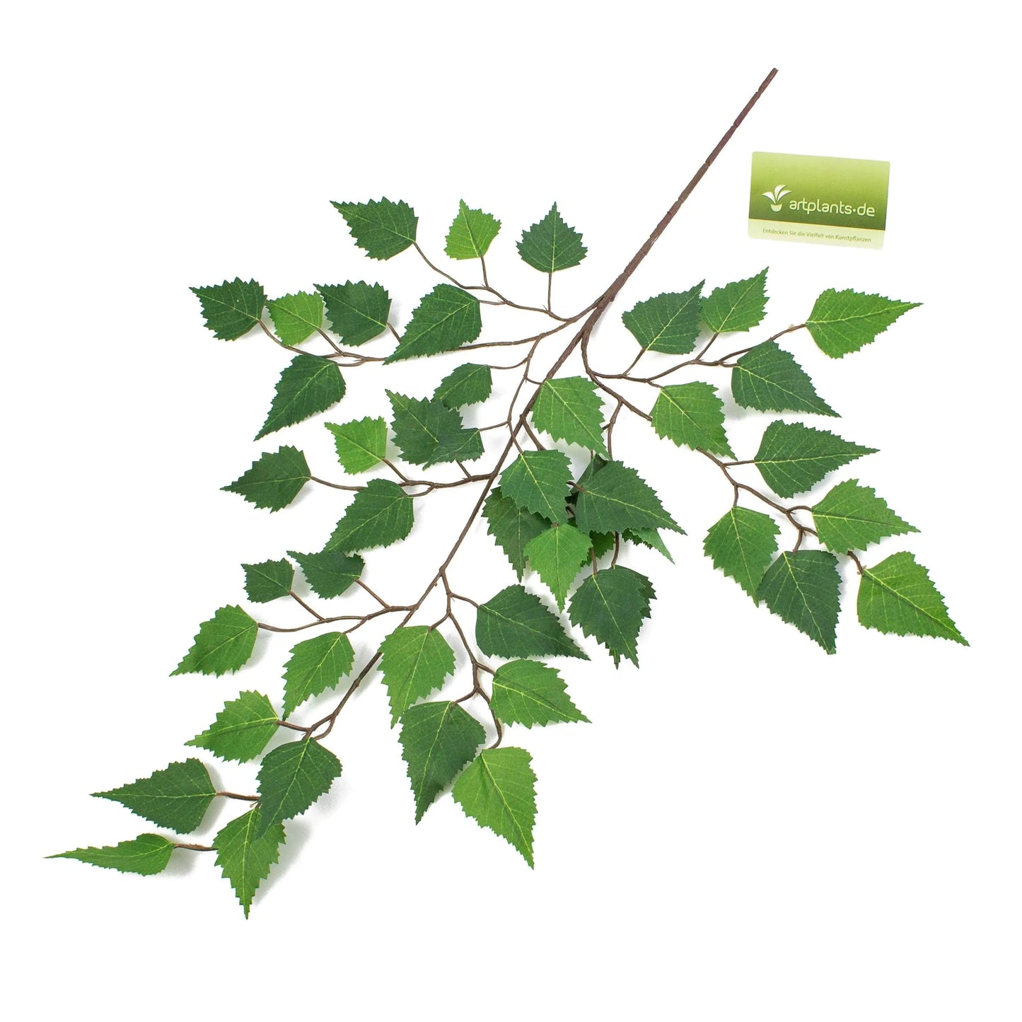 Foliage Branch 118 cm - Realistic Artificial Foliage Stem with Lush Green Leaves - Perfect for Floral Arrangements, Wreaths, Bouquets, and Home Décor - Long-Lasting and Low Maintenance