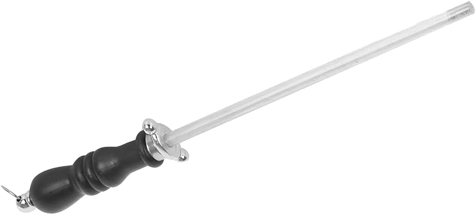 Kitchen Chef Knives Sharpening Steel - High-Quality Stainless Steel Rod - Essential Tool for Maintaining Sharpness and Precision of Knives - Ergonomic Handle for Safe and Comfortable Use - Ideal for Everyday Kitchen Care