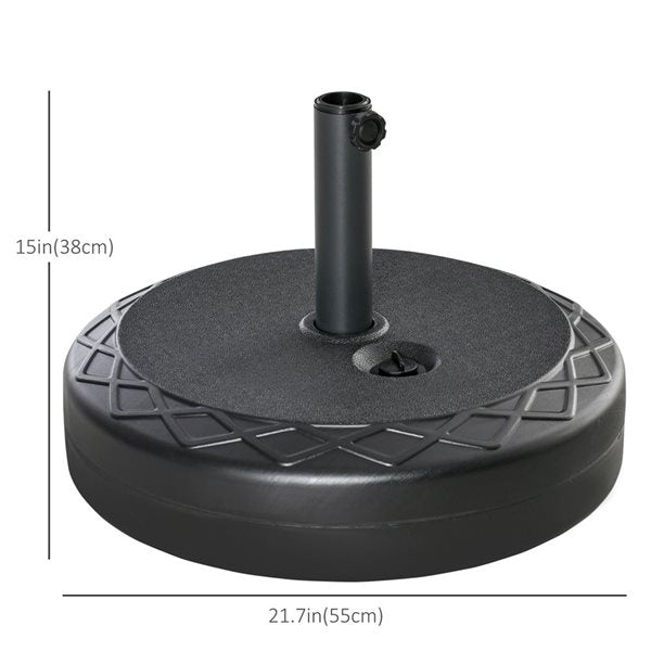 30kg Umbrella Base - Heavy Duty Stand for Patio, Garden, or Outdoor Umbrellas - Durable and Stable Support for Secure Shade and Protection