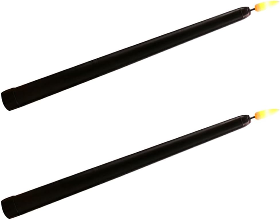 Black Stick Candle 25 cm - Premium Natural Wax, Clean Burn, and Long-Lasting Fragrance - Elegant Minimalist Design for Modern Home Décor, Candlestick Holders, and Special Occasions
