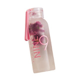 450ml Frosted Water Bottle Pink