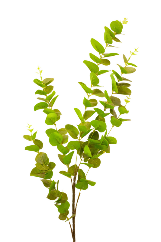Eucalyptus Spray Green - Realistic Artificial Eucalyptus Stem with Lush Green Leaves - Perfect for Floral Arrangements, Wreaths, Bouquets, and Home Décor - Long-Lasting and Low Maintenance