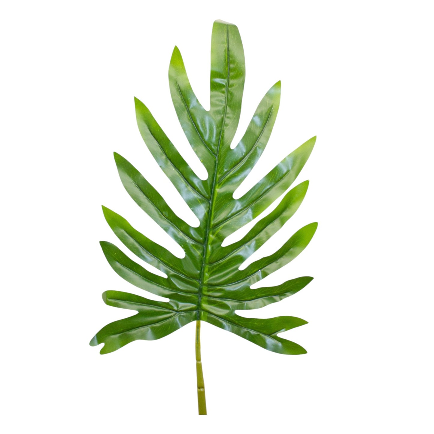 Philodendron Leaf Green 104 cm - Realistic Artificial Philodendron Stem with Lush Green Leaves - Perfect for Floral Arrangements, Wreaths, Bouquets, and Home Décor - Long-Lasting and Low Maintenance