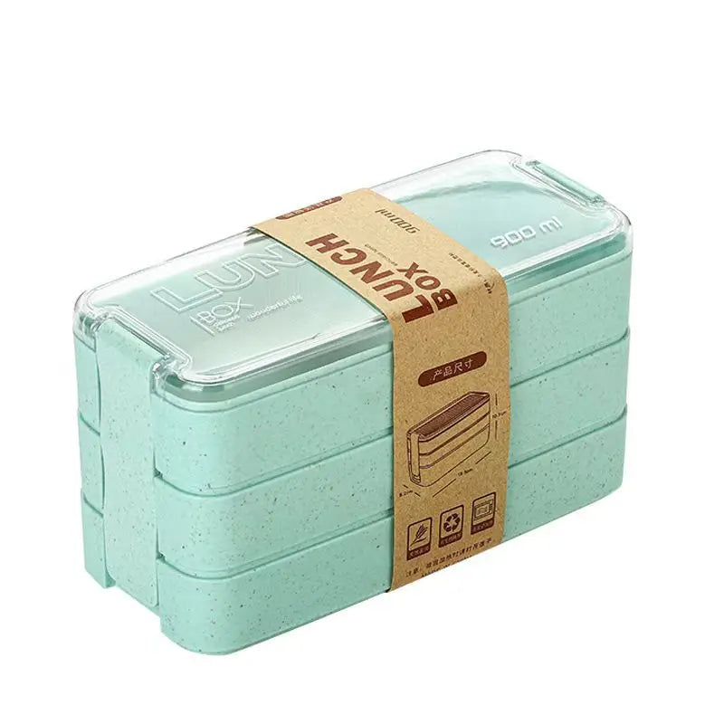 Triple Wheat Sustainable lunch box Green 900ml