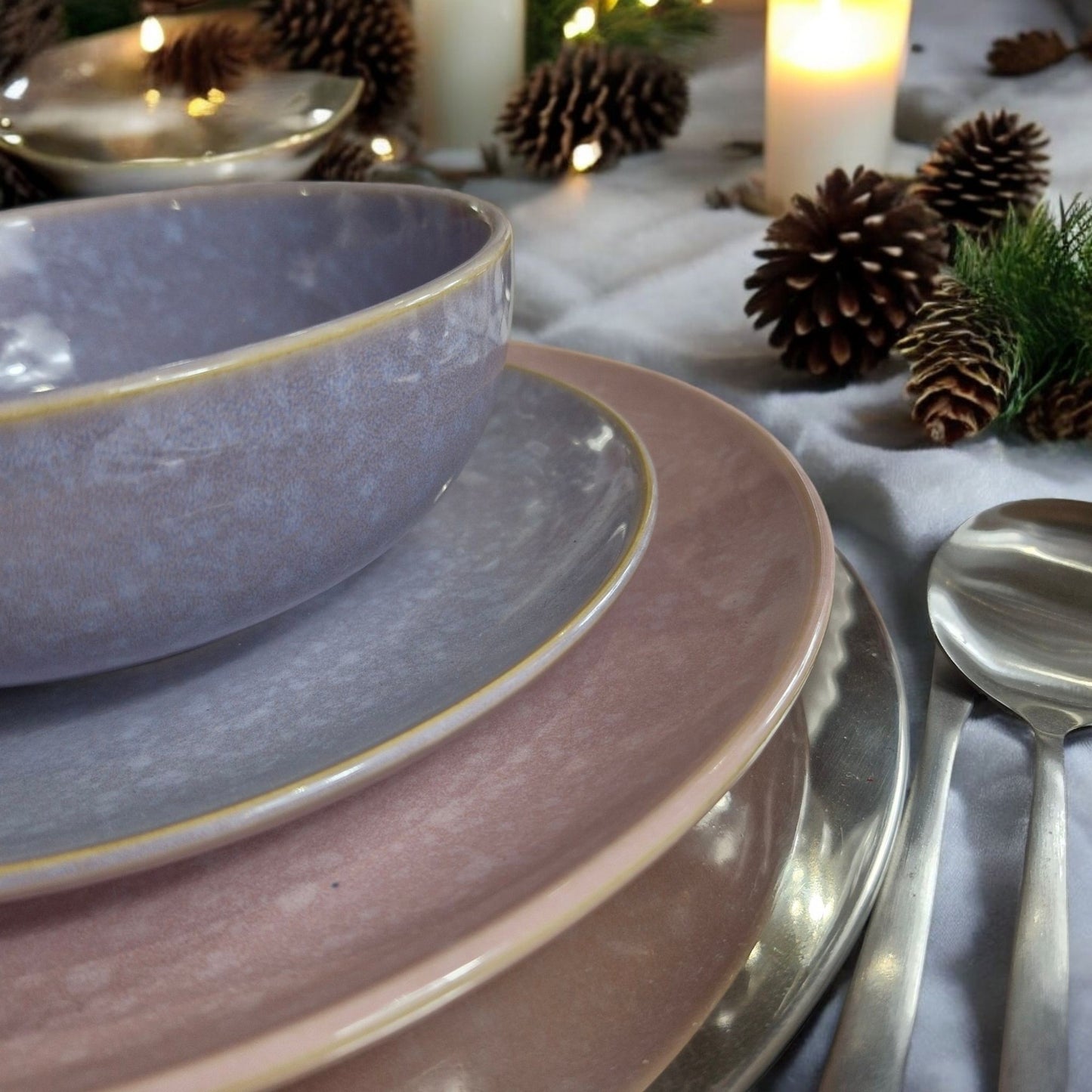 Bluebell Rice Bowl 11cm - Beautiful Ceramic Bowl with Bluebell Design - Perfect for Serving Rice, Soups, or Small Dishes - Ideal for Everyday Use or Special Occasions