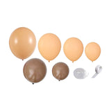 Coffee Latex Balloons for Birthday Party Decoration, 30 cm (12 Inches), Pack of 50, Thick & Durable, Helium or Air Fill, Matte Finish for Wedding, Baby Shower, and Event Décor