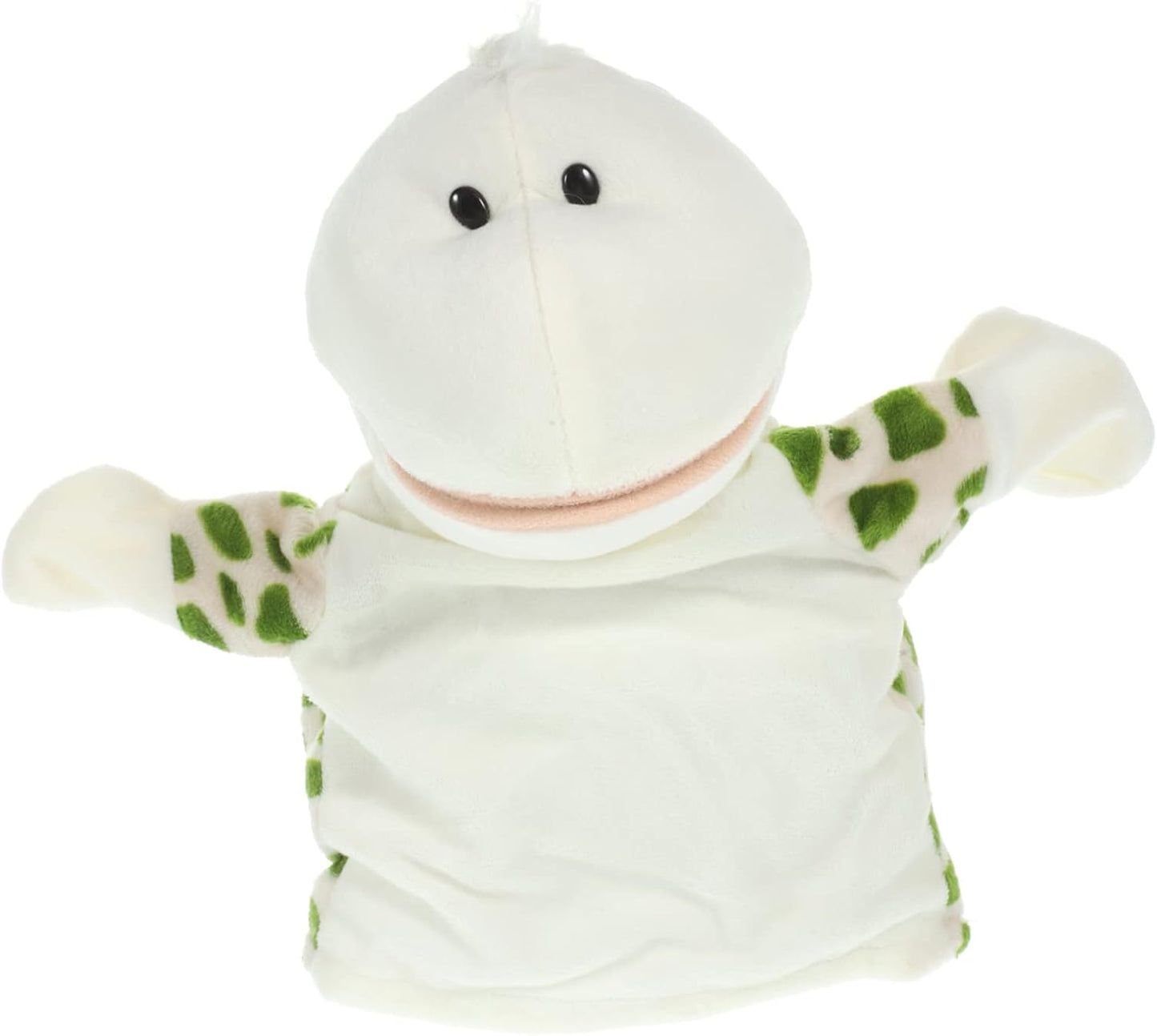 18" Turtle hand puppet – soft and cuddly, perfect for interactive play and storytelling, made with durable fabric for lasting use, ideal for children’s educational activities, puppet shows, and imaginative play.
