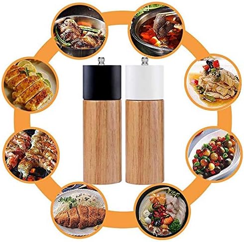Pepper grinder set – elegant and durable mills with adjustable grind settings, perfect for fresh spice grinding, made from high-quality materials for long-lasting use, ideal for kitchen and dining table seasoning.