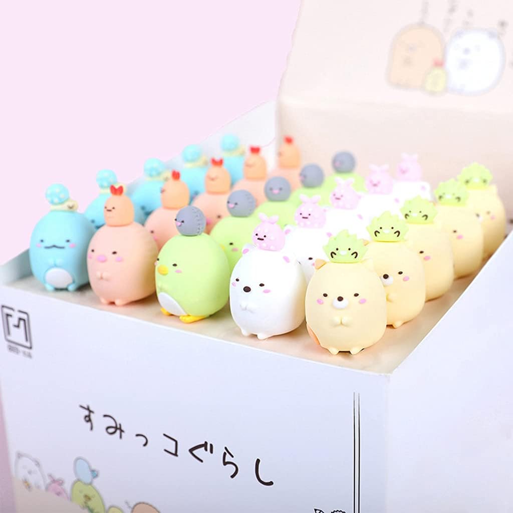 3D Cute Silicone Animal Sumikko Gurashi Gel Pen – 0.5mm black ink, fun and playful design featuring beloved Sumikko Gurashi characters, smooth writing experience, perfect for collectors, students, and fans of cute stationery.