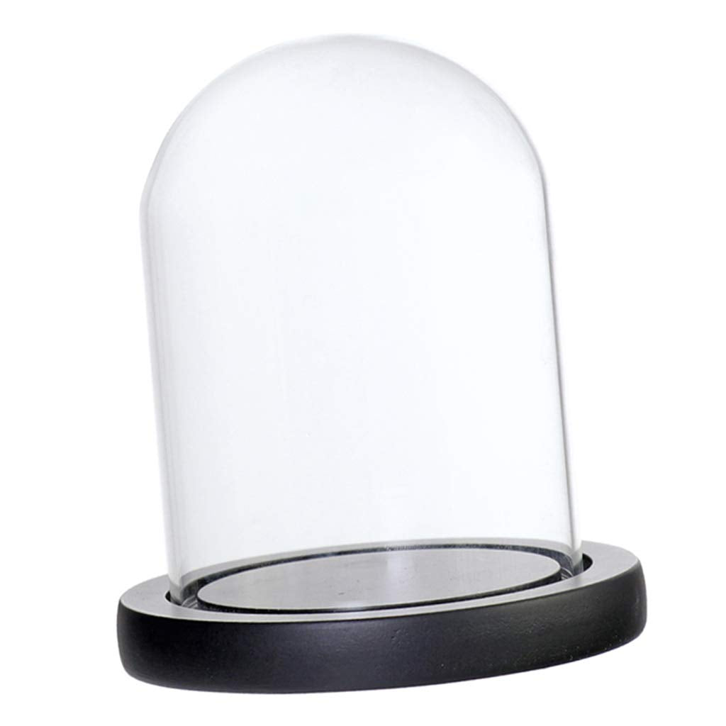 Decorative Glass Dome Cloche – Elegant Jar Container for Candles & Display – Clear Glass with Sturdy Base – Perfect for Home Décor, Weddings & Special Events – Protects & Showcases Items