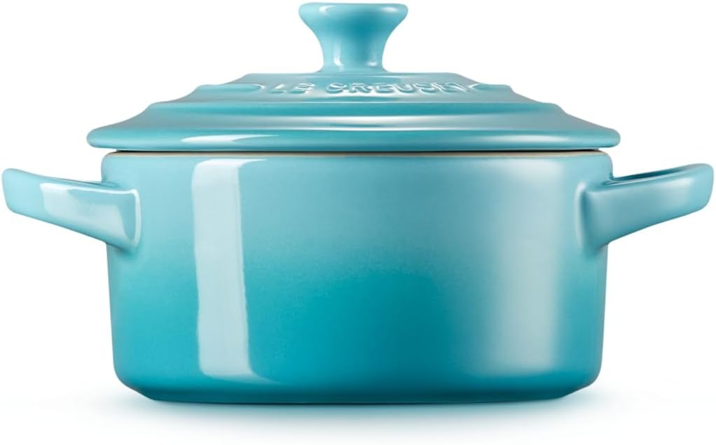 Round mini casserole blue ceramic jar – stylish and functional dish with a vibrant blue glaze, perfect for individual servings, baking, and storing, made from durable ceramic material, ideal for home cooking, serving, and décor.