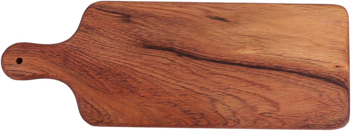 13-Inch Steak Board – Premium Wooden Serving Platter for Steak, BBQ, and Grilled Meats – Durable Cutting & Serving Tray with Juice Groove for Kitchen, Restaurant, and BBQ Parties