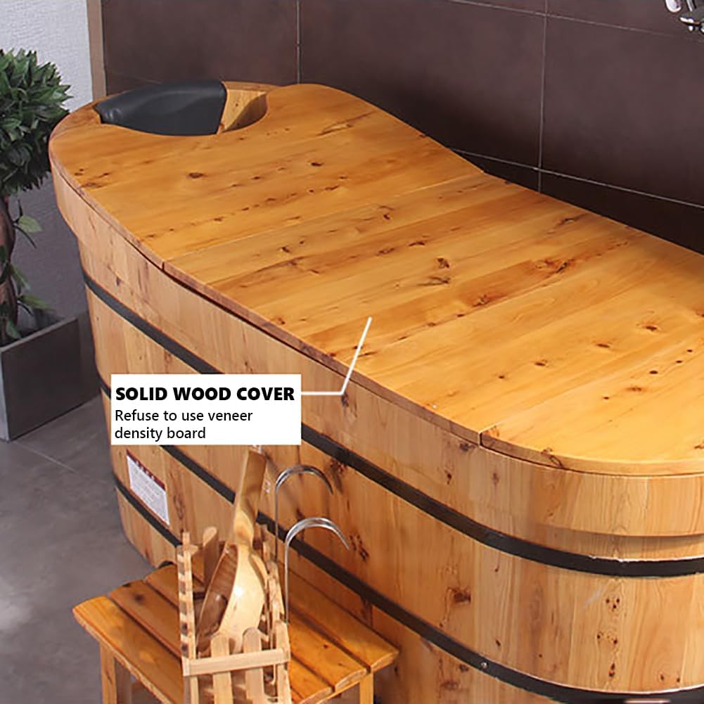 Natural Solid Wood Bathtub Tray - Eco-Friendly, Anti-Skid Bathroom Shelf for Relaxing Bath Time - Durable and Stylish Service Tray for Holding Books, Drinks, and Essentials