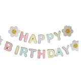Happy Birthday Banner - Stylish and Reusable Party Decoration for Birthday Celebrations - Durable, Easy to Hang, and Perfect for Indoor and Outdoor Decor - Ideal for Kids and Adults