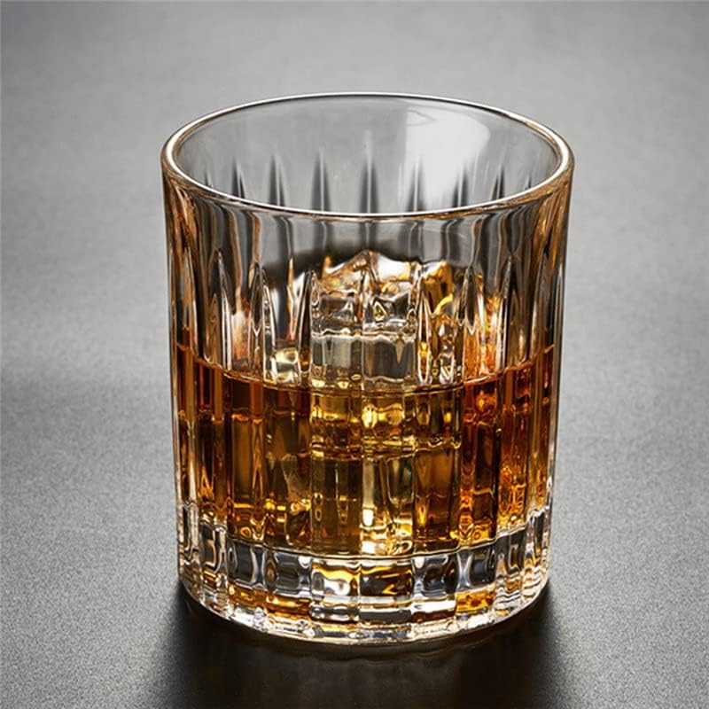 285ml whiskey glass – elegant and sturdy glass, perfect for serving whiskey, bourbon, or other spirits, designed to enhance the aroma and taste, ideal for home bars, special events, or casual sipping.