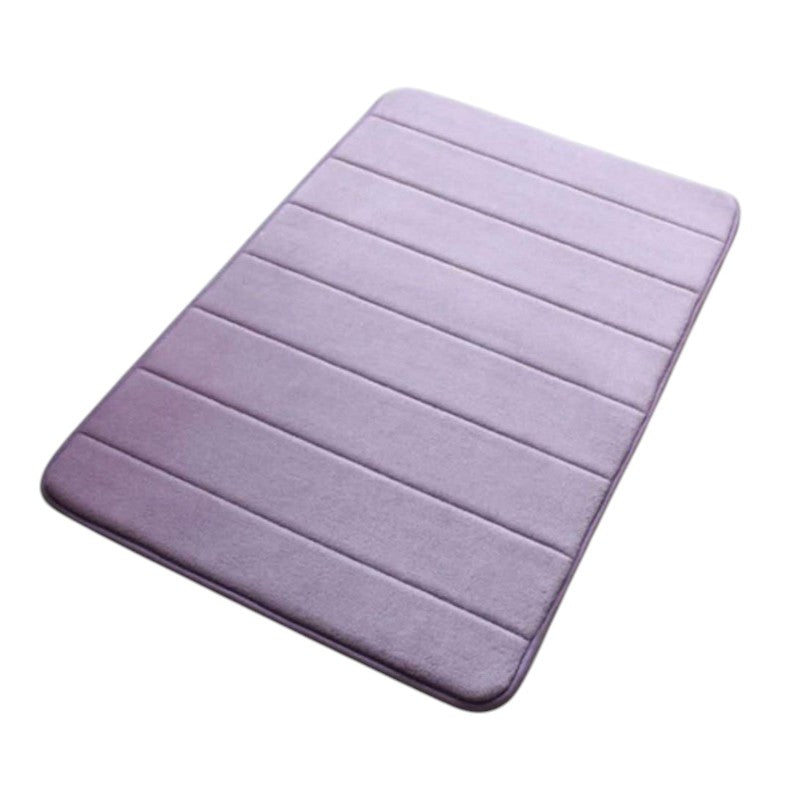 Memory Foam non slip bathroom mat 60x90cm Blue