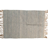 PAKRI GREY Rug 50x90cm - Handwoven Wool & Cotton Blend, Stylish & Durable - Perfect for Living Room, Bedroom, or Entryway - Eco-Friendly, Easy to Clean, Soft Texture, Minimalist Grey Accent