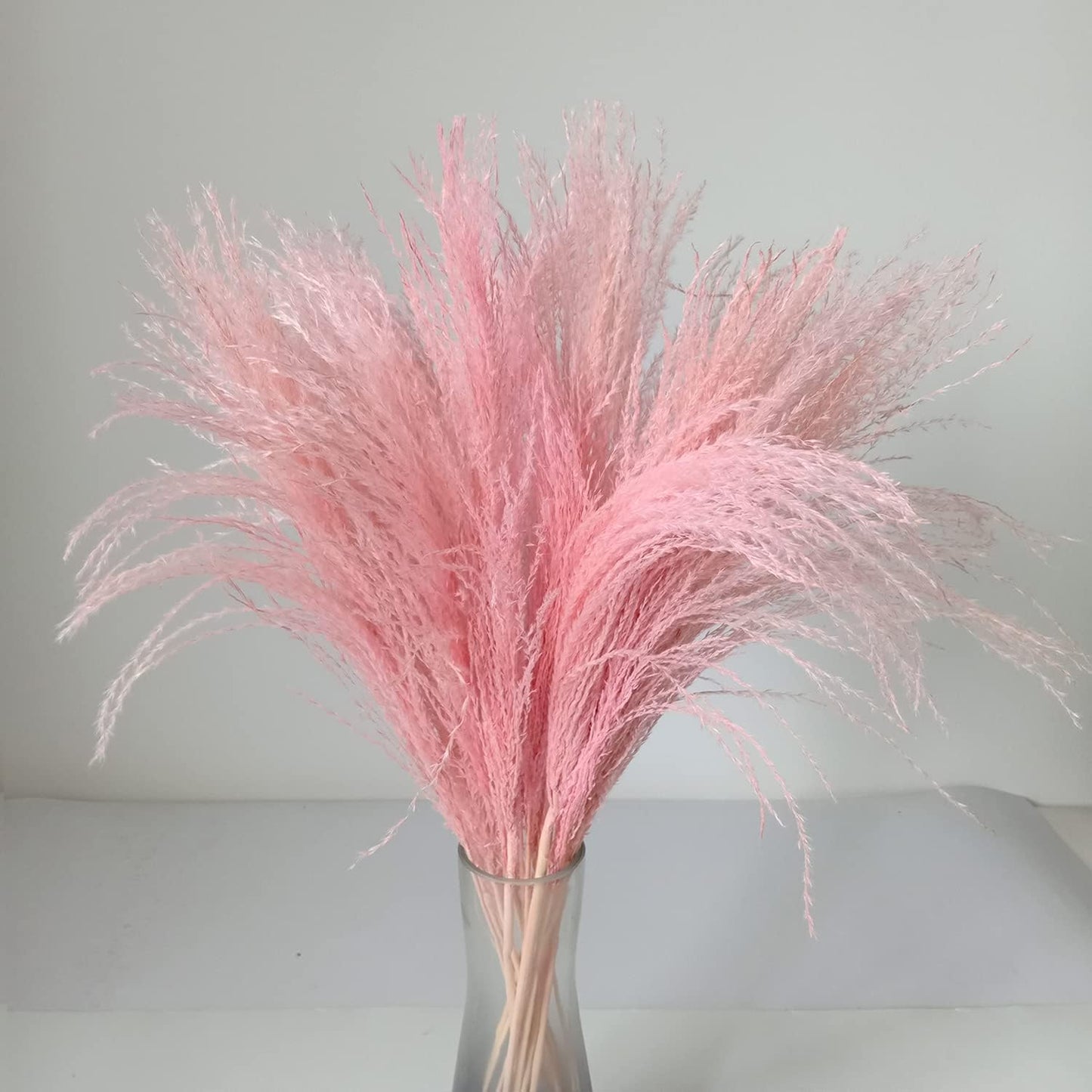 Colorful reed (pink) – soft and elegant dried pampas grass, perfect for home décor, floral arrangements, and event decorations, adds a natural and bohemian touch to vases, bouquets, and centerpieces.