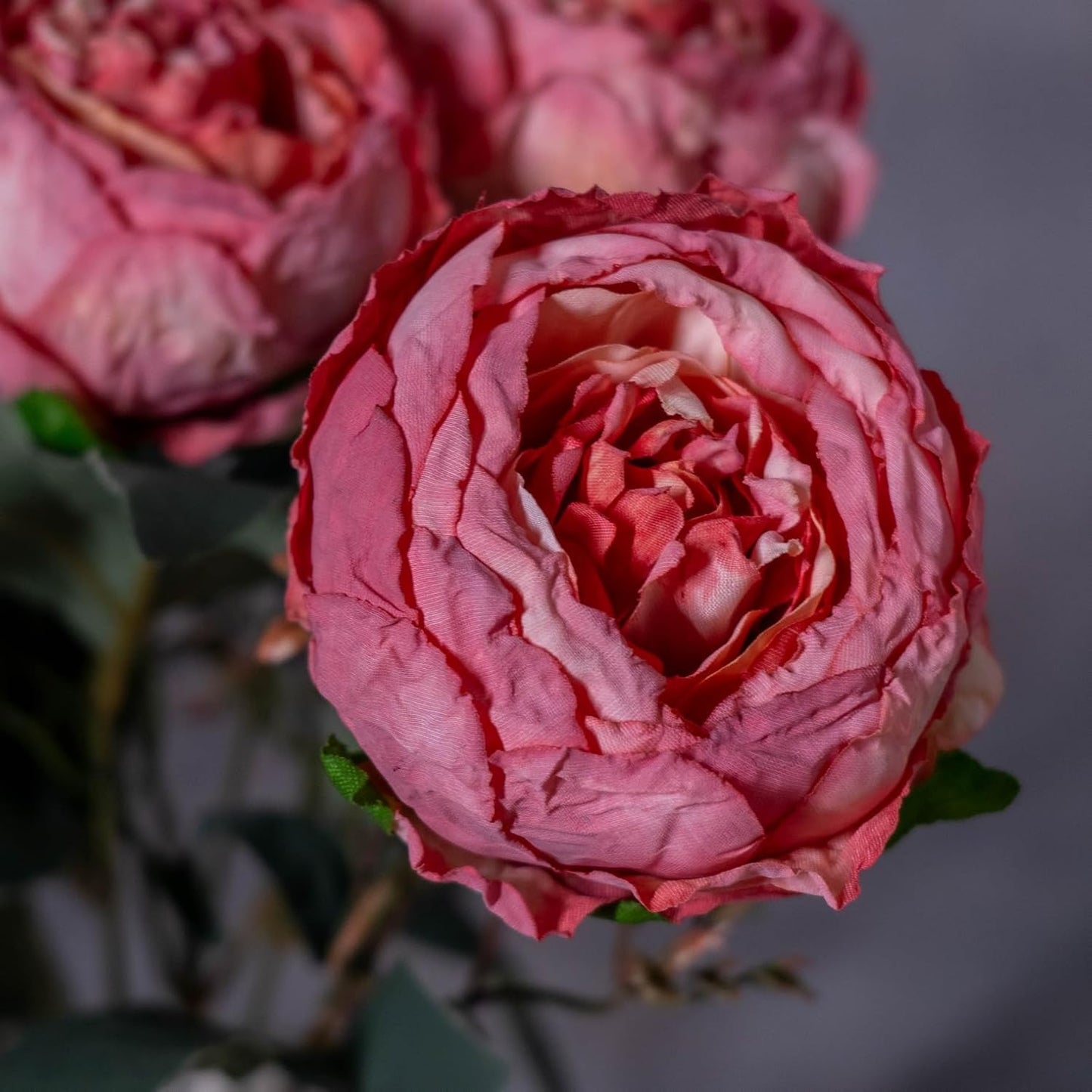Peony Dusty Rose 64 cm - Realistic Artificial Peony Stem with Soft Dusty Rose Blooms - Perfect for Floral Arrangements, Bouquets, Wreaths, and Home Décor - Long-Lasting and Low Maintenance