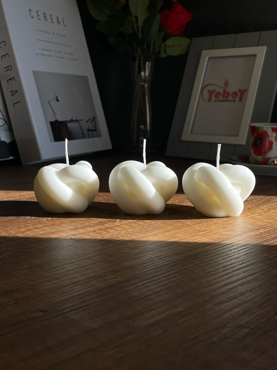 Handmade Knot Soy Candle - Premium Natural Soy Wax, Clean Burn, and Long-Lasting Fragrance - Eco-Friendly Aromatherapy Candle in Elegant Knot Design - Perfect for Minimalist Home Décor, Relaxation, and Gift Giving