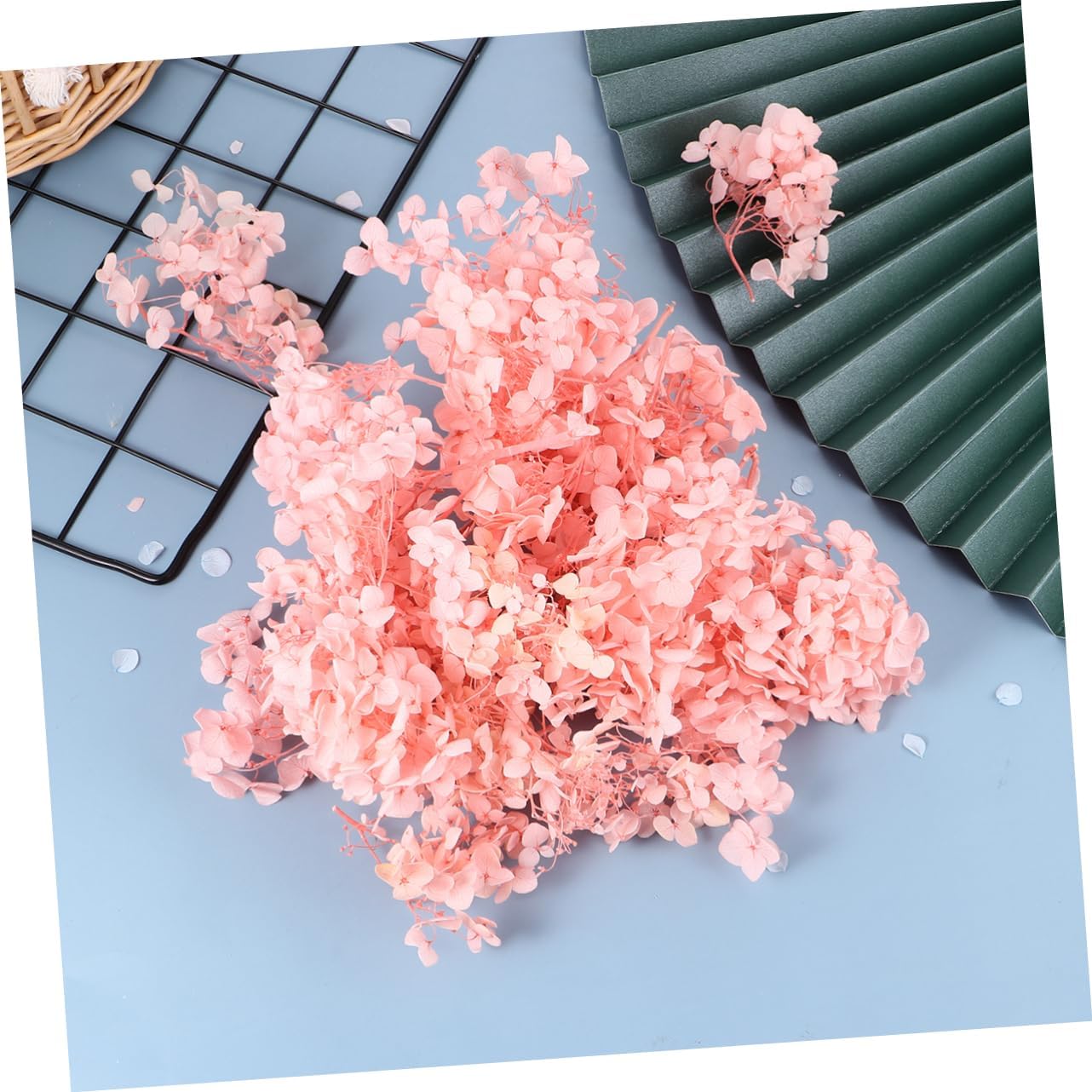 Hydrangea flower (bright pink) – bold and vibrant blooms, perfect for weddings, home décor, and special occasions, lush and full-bodied design adds a lively and elegant touch to any space.