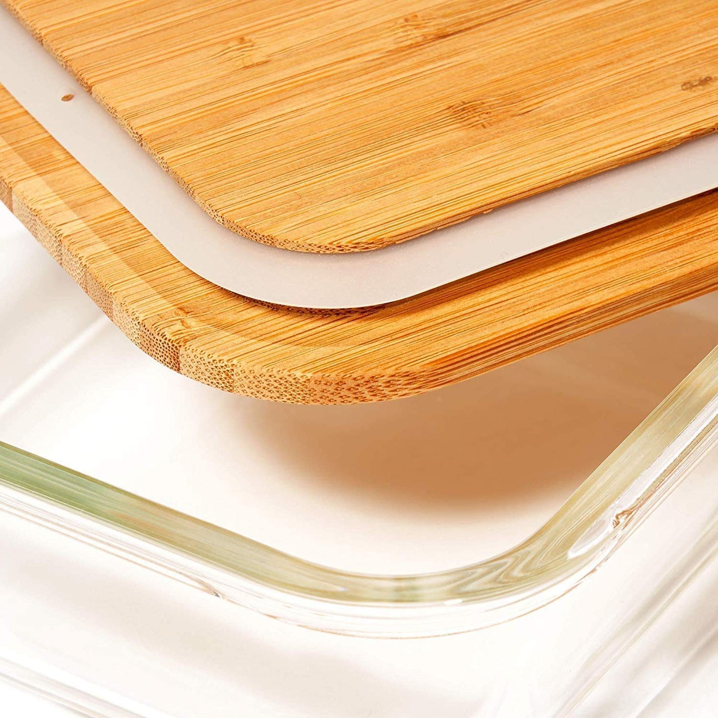 Bamboo Food Storage Container | Eco-Friendly & Durable | Airtight Lid for Freshness | Ideal for Kitchen & Pantry Organization