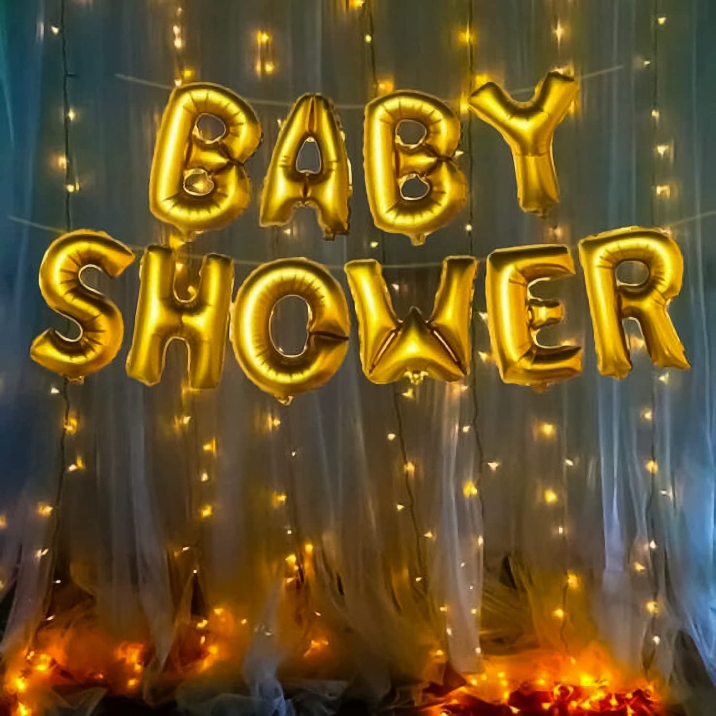 Baby Shower Foil Balloon - Adorable and Durable Mylar Balloon for Baby Shower Decorations - Perfect for Gender Reveals, Party Decor, and Celebrations - Helium-Compatible, Long-Lasting, and Easy to Inflate