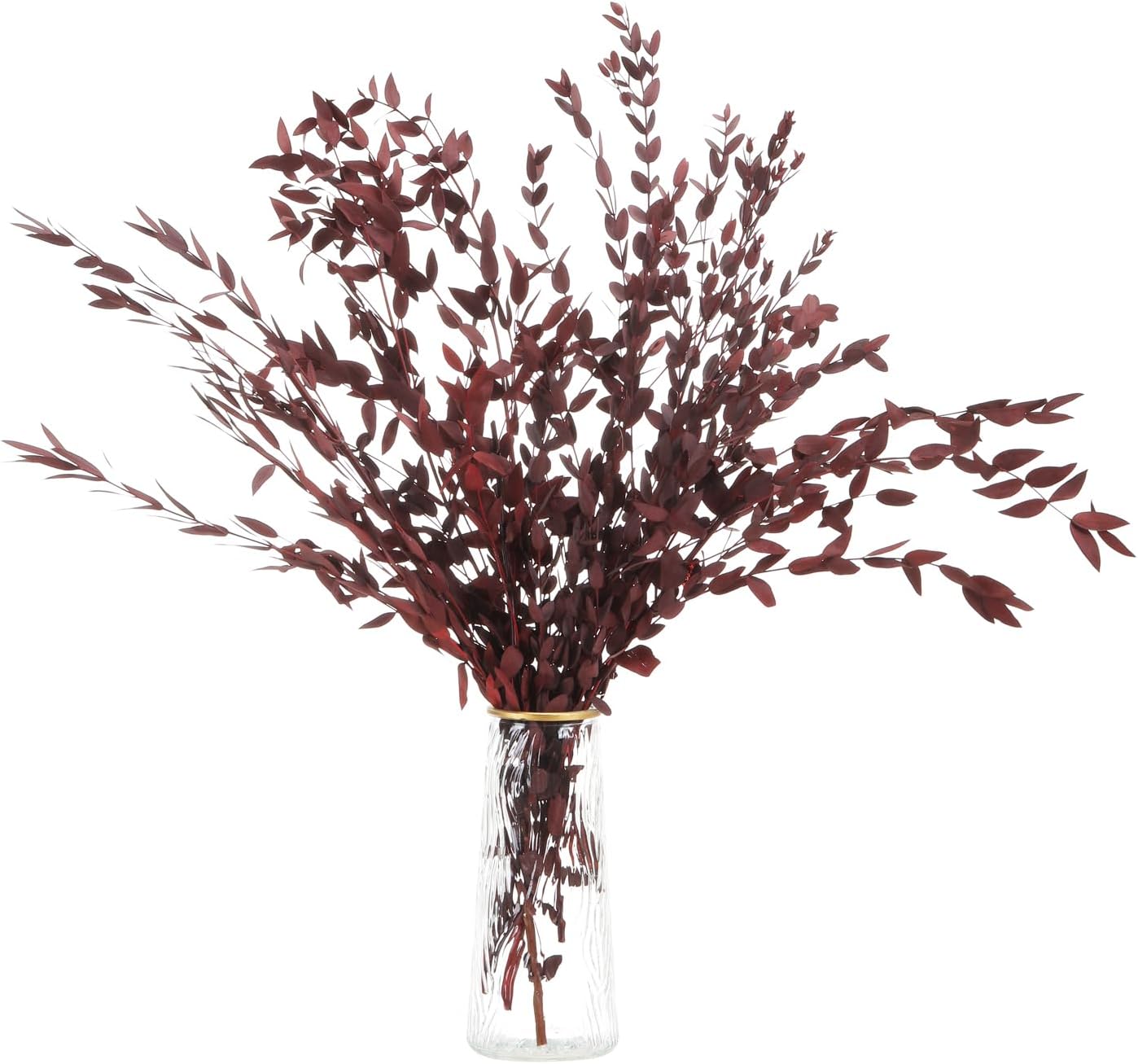 Dried eucalyptus stem (red) – vibrant and long-lasting decorative foliage, perfect for floral arrangements, home décor, and event styling, adds a bold and elegant touch to vases, bouquets, and centerpieces.