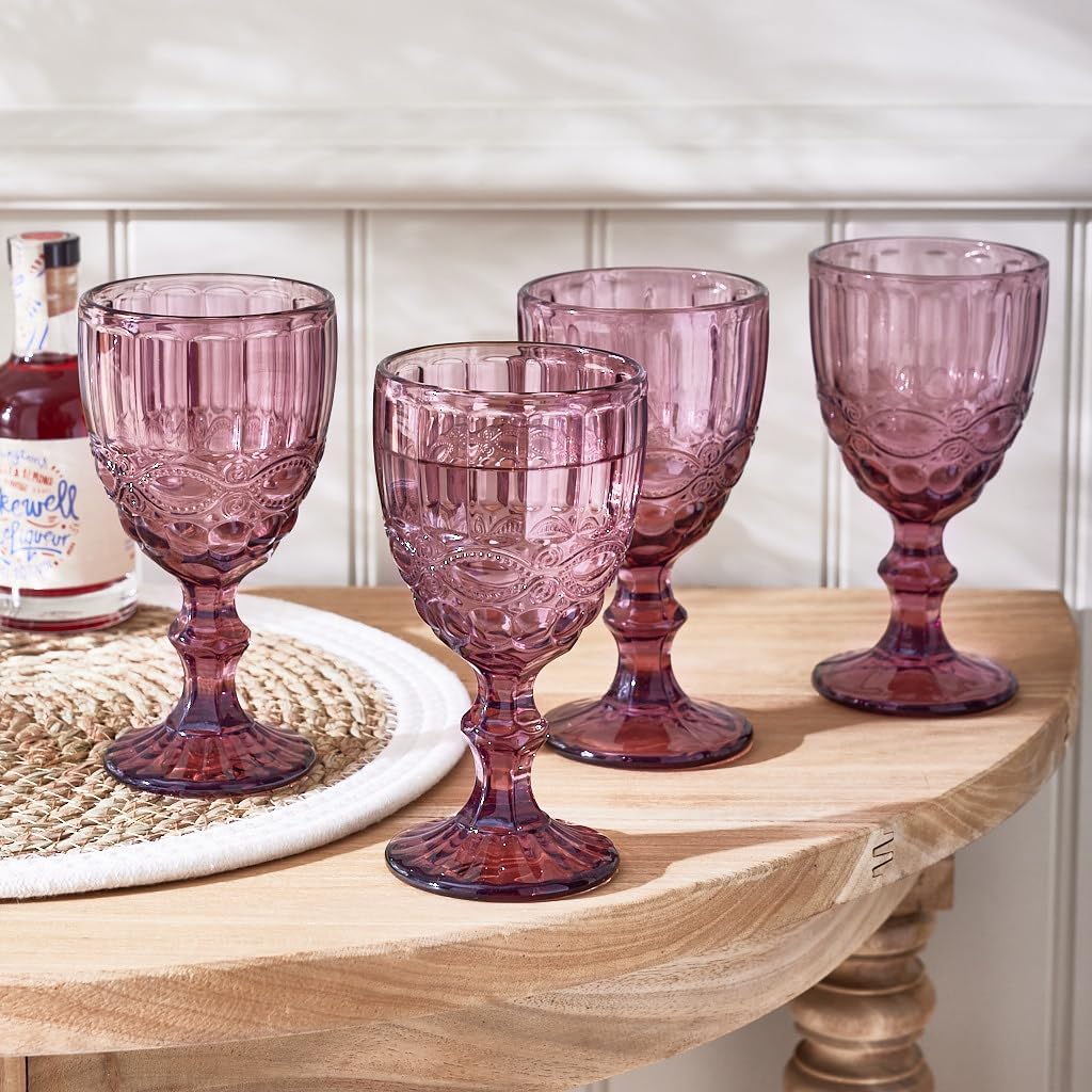 French Vintage Wine Glass Elegant Crystal Stemware