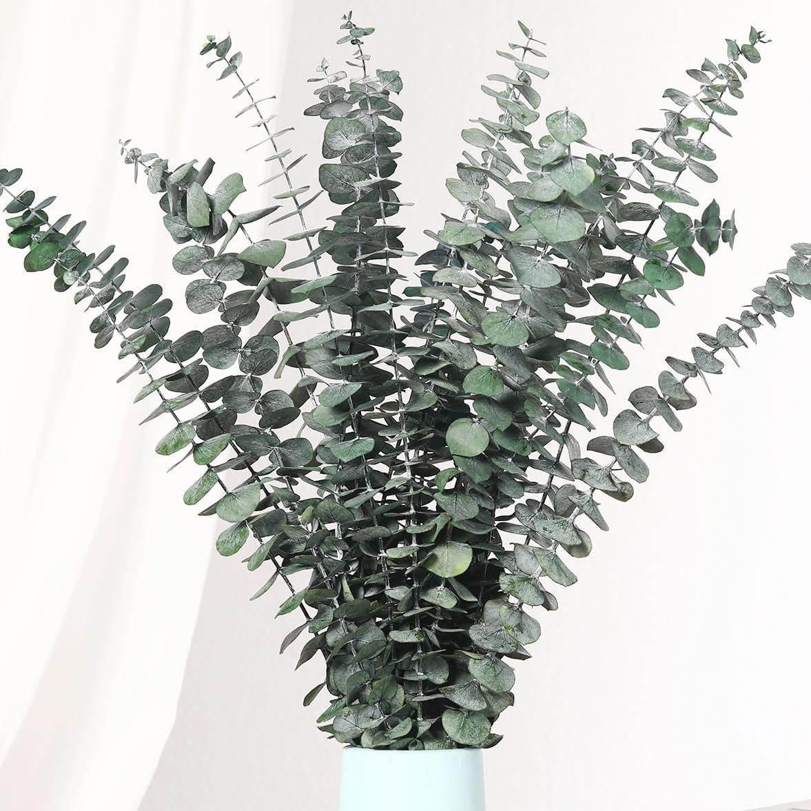 Dried eucalyptus bouquet (blue) – elegant and long-lasting decorative foliage, perfect for floral arrangements, home décor, and event styling, adds a unique and calming touch to vases, bouquets, and centerpieces.