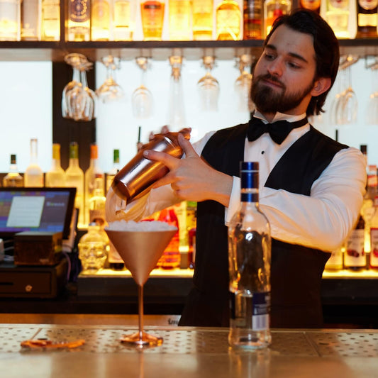 Rose Gold Cocktail Shaker 500ml Premium Stainless Steel Bartender Mixer for Home Bar Professional Use Leakproof Martini Shaker Set for Mixing Drinks Cocktails Margarita Mojito Old Fashioned