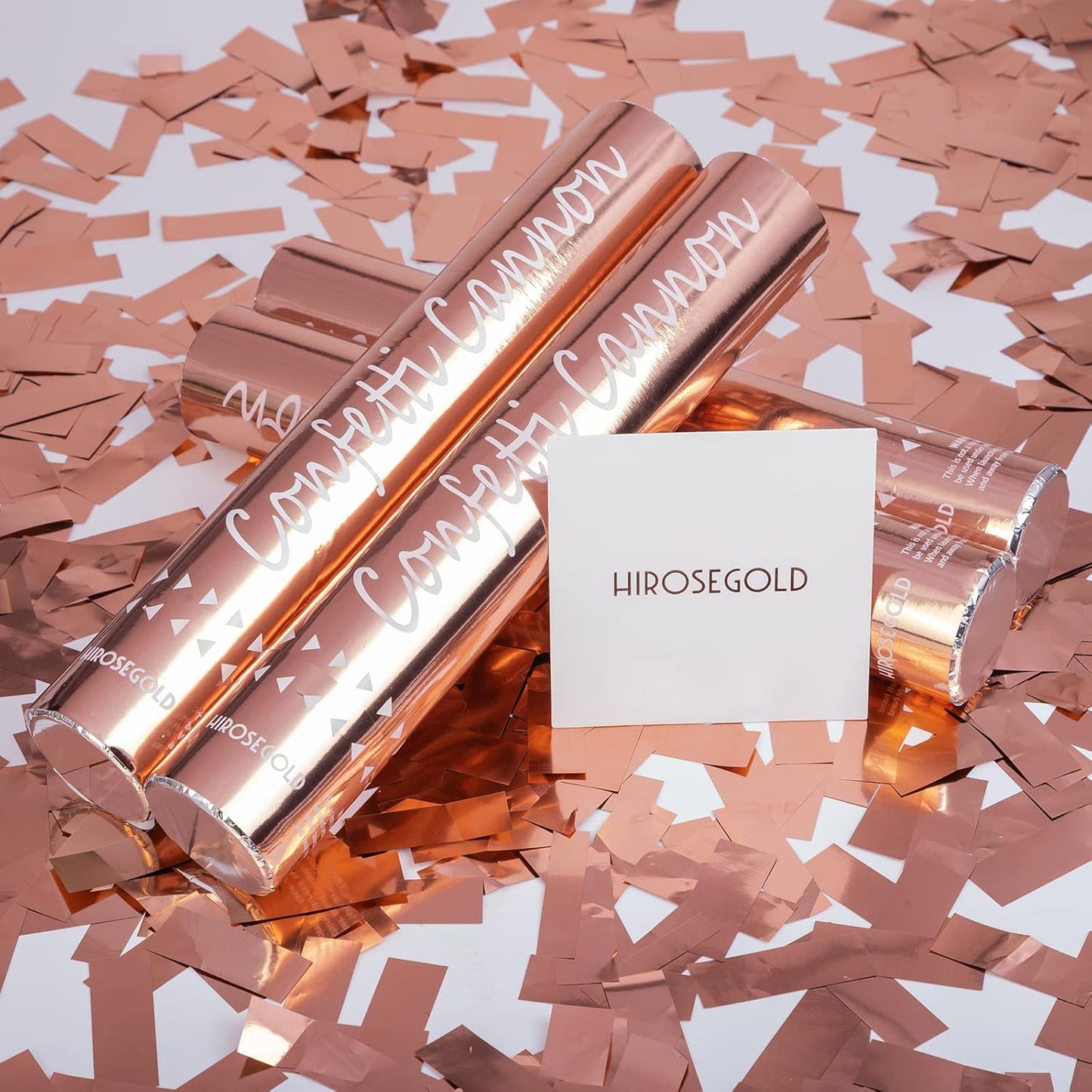60g Colorful Confetti - Rose Gold Tissue and Foil Confetti for Party Decorations, Weddings, Birthdays, and Celebrations - Vibrant, Lightweight, and Perfect for Table Decor, Balloons, and Tossing
