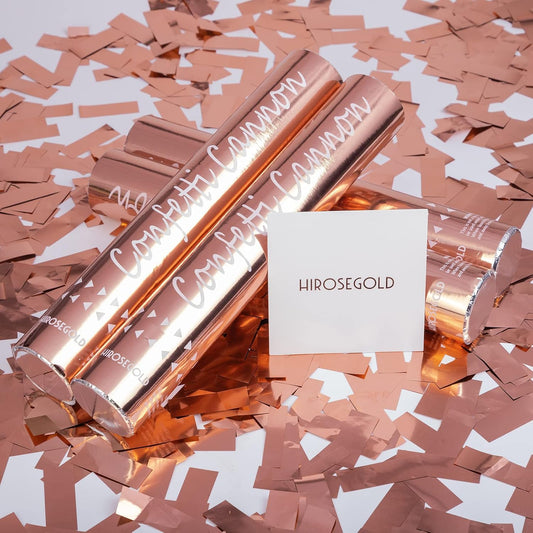 60g Colorful Confetti - Rose Gold Tissue and Foil Confetti for Party Decorations, Weddings, Birthdays, and Celebrations - Vibrant, Lightweight, and Perfect for Table Decor, Balloons, and Tossing
