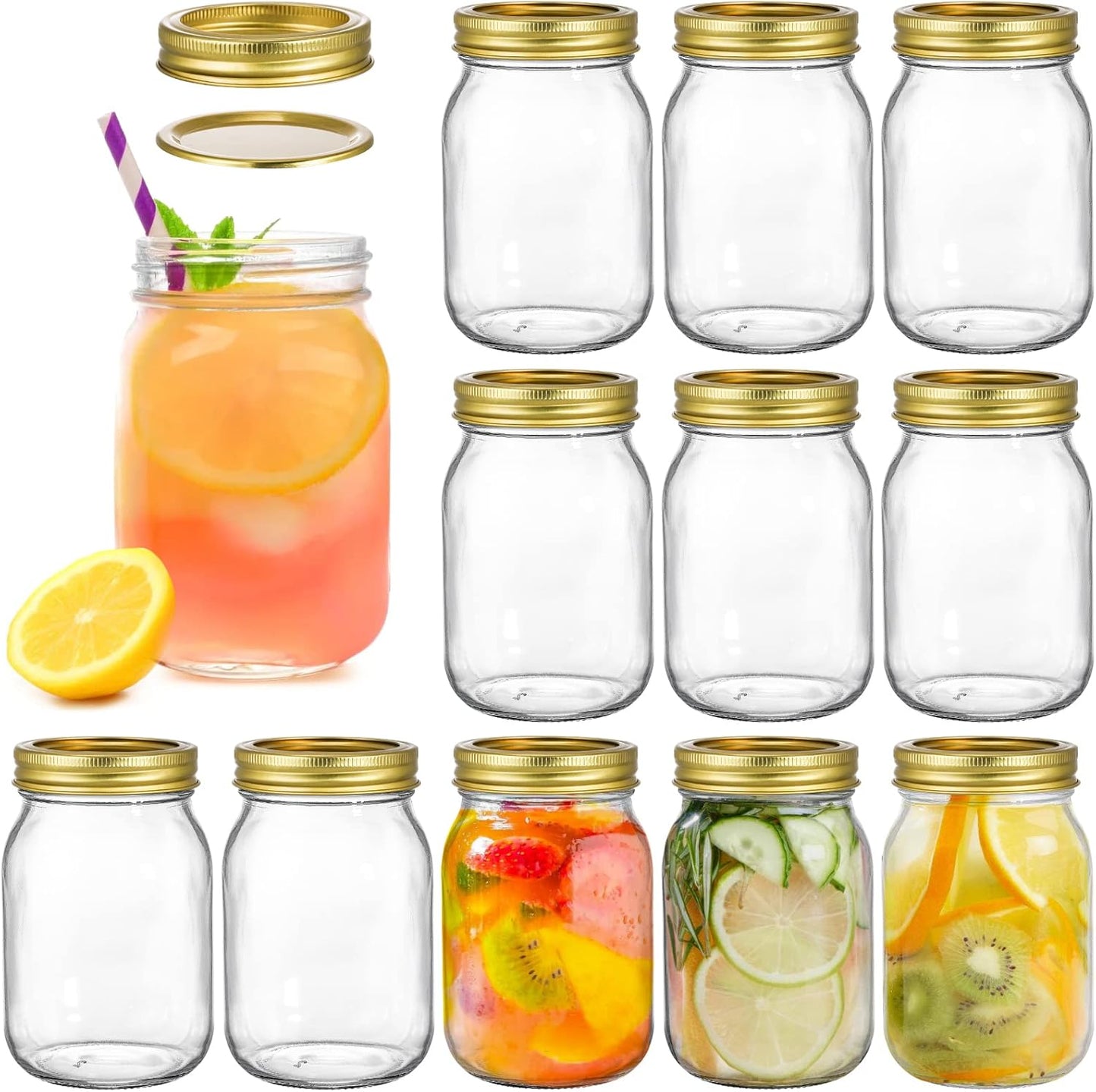 500ml Storage Jar with Spherical Lid - Stylish Glass Container for Storing Food, Spices, and Dry Goods - Airtight Seal, Elegant Design, Ideal for Kitchen Organization, Pantry Storage, and Home Decor