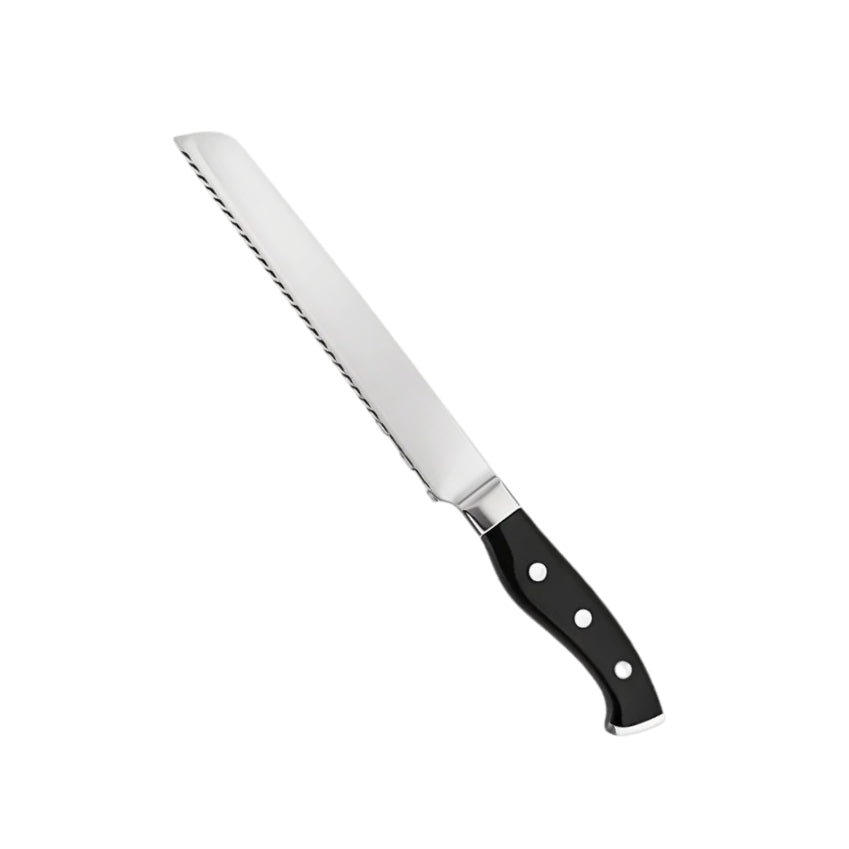 Kitchen Chef Knife - Bread Knife - Serrated Stainless Steel Blade for Effortless Slicing - Perfect for Cutting through Bread, Baked Goods, and Soft Fruits - Ergonomic Handle for Comfortable Grip and Control