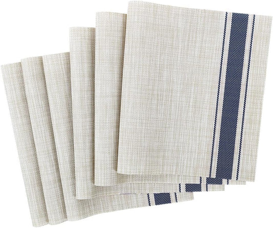 Elegant Vinyl Placemats Table Mat Kitchen Stain Resistant Placemats Plastic Placemats for Dining Table Home Décor Heat-Resistant and Easy to Clean Table Mats with Stylish Design