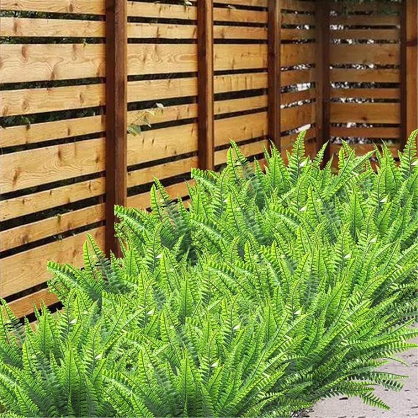 Artificial Seven Forks Plastic Persian Grass Greenery Shrubs Realistic Fake Persian Grass for Home Décor Wedding Arrangements Centerpieces and Floral Displays Lifelike Faux Greenery with Sturdy Stems and Vibrant Color