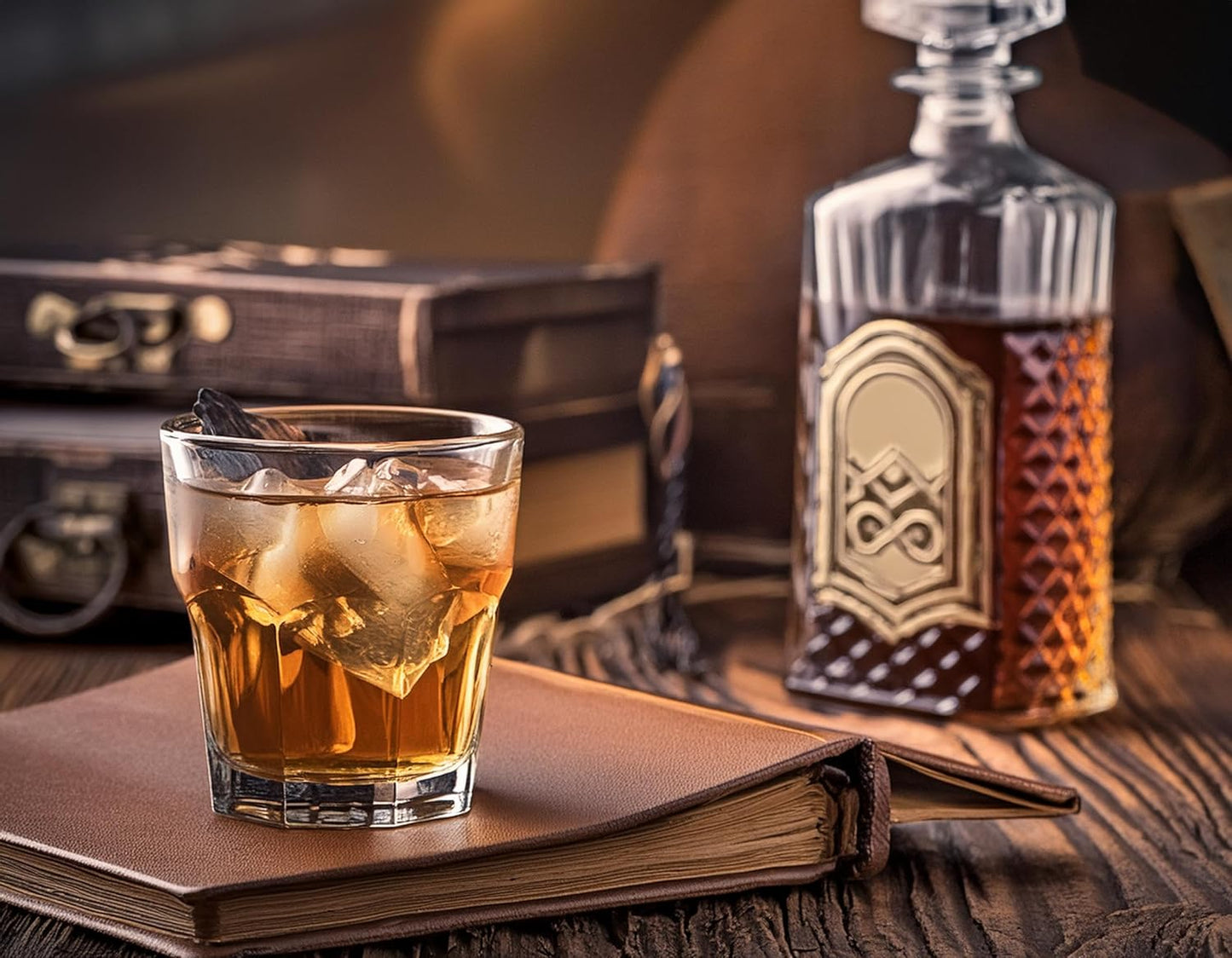 110ml whiskey glass – compact and stylish, perfect for serving neat whiskey, bourbon, or other spirits, ideal for a refined sipping experience, great for home bars, special occasions, or casual use.
